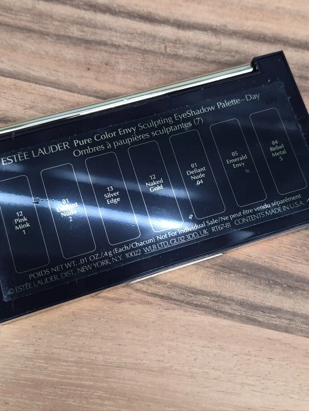 Estee Lauder 6-Pan Pure Color Envy Sculpting Eyeshadow Palette: Day, NWOB